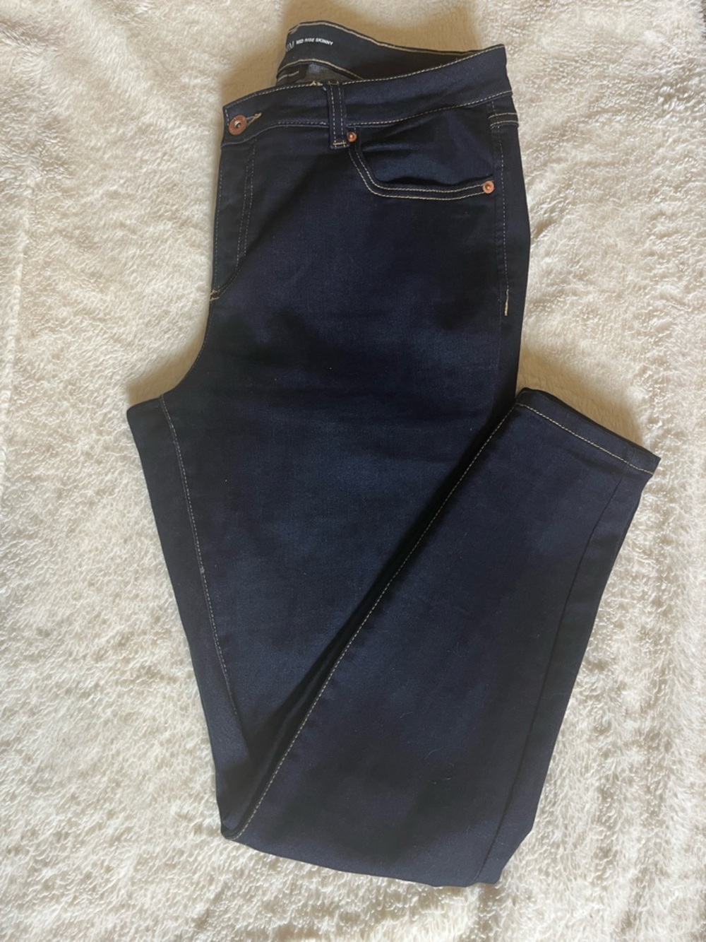 INC International Concepts Navy Skinny Jeans